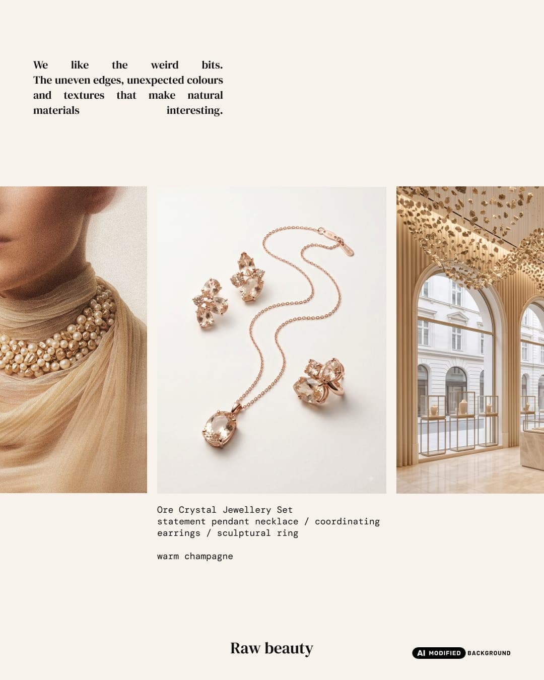 Ore – Fashion & Apparel identity by Sand design, additional view 5 of 10, AI MODIFIED · background