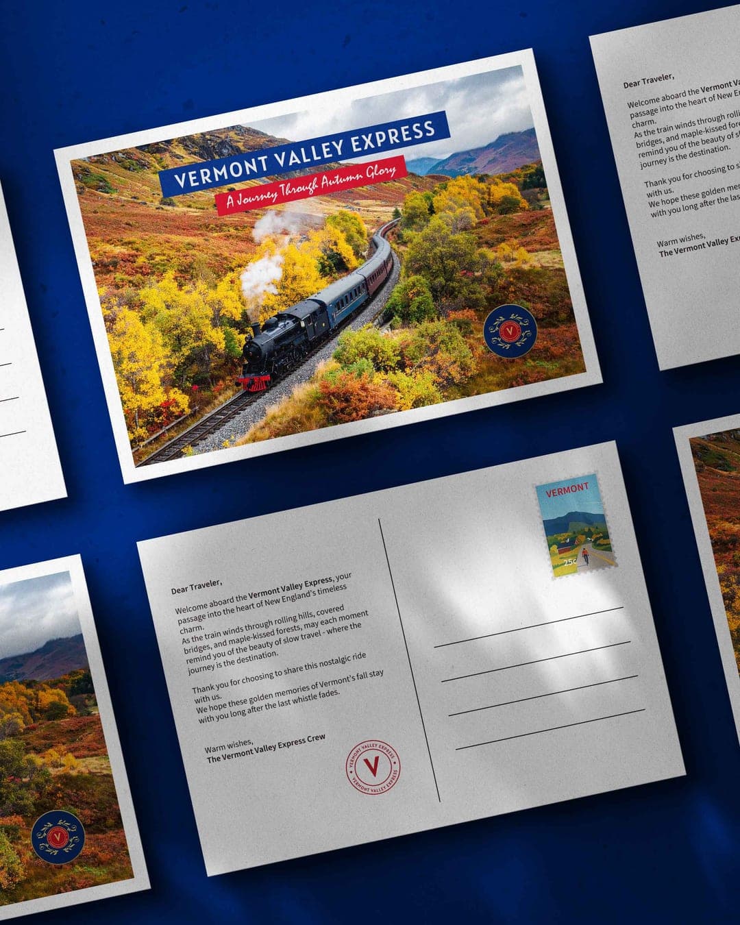 Vermont Valley Express – Hospitality & Travel identity by Vasundhara, additional view 6 of 9