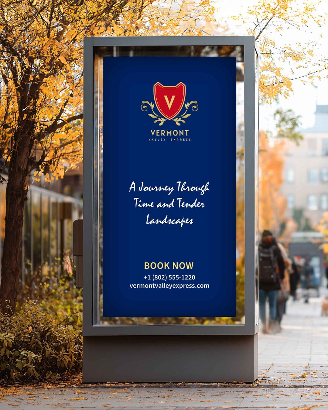 Vermont Valley Express – Hospitality & Travel identity by Vasundhara, additional view 9 of 9