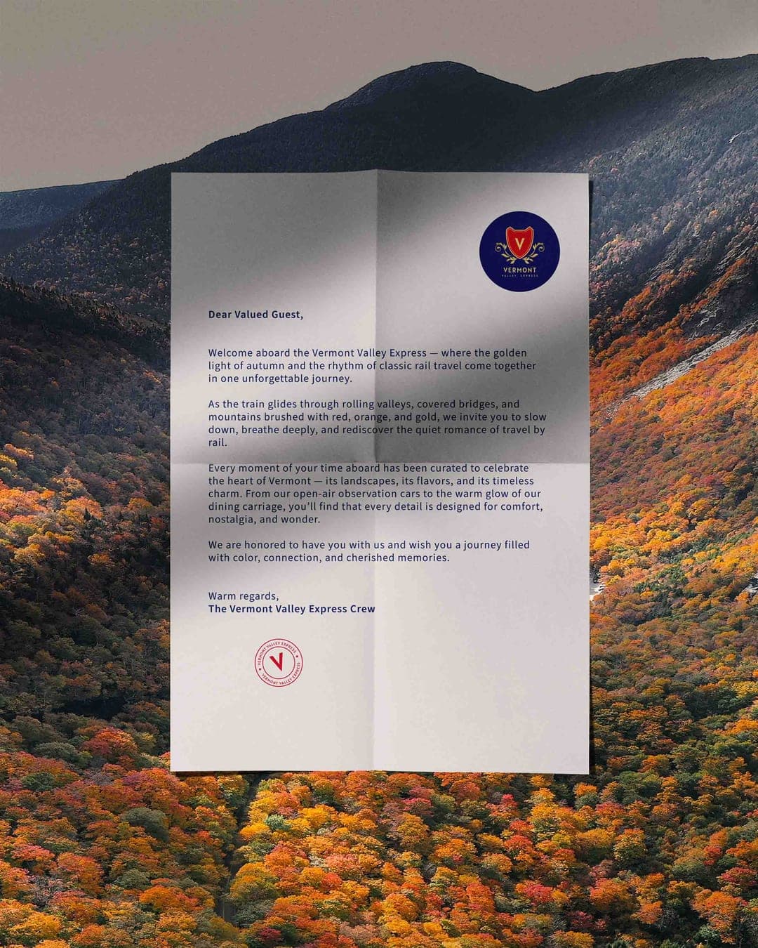 Vermont Valley Express – Hospitality & Travel identity by Vasundhara, additional view 5 of 9