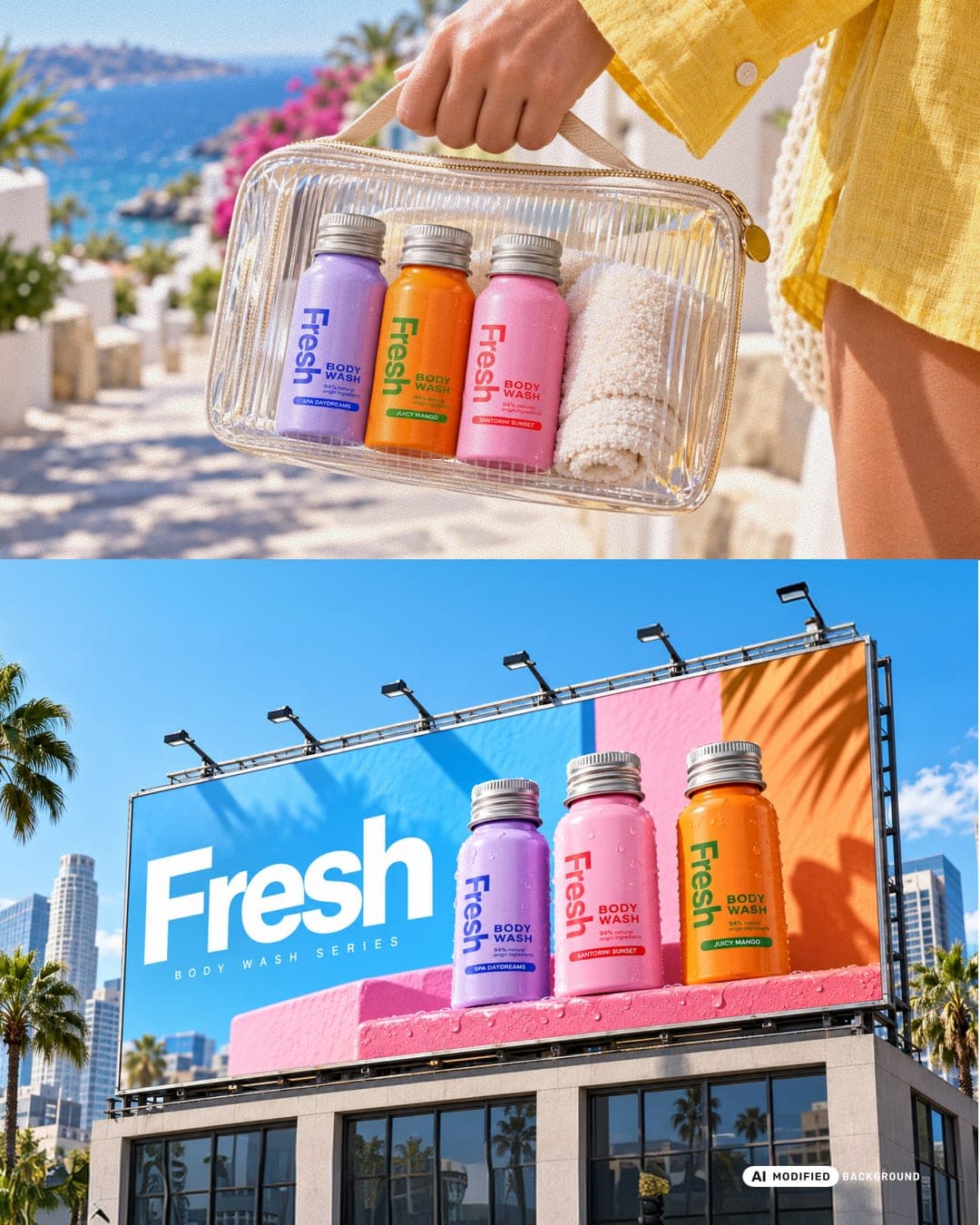 Fresh - Self Care – Beauty & Personal Care identity by Lynxify, additional view 4 of 7, AI MODIFIED · background