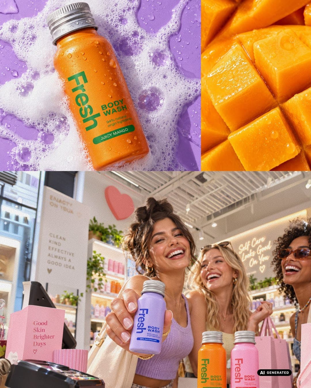 Fresh - Self Care – Beauty & Personal Care identity by Lynxify, additional view 5 of 7, AI GENERATED