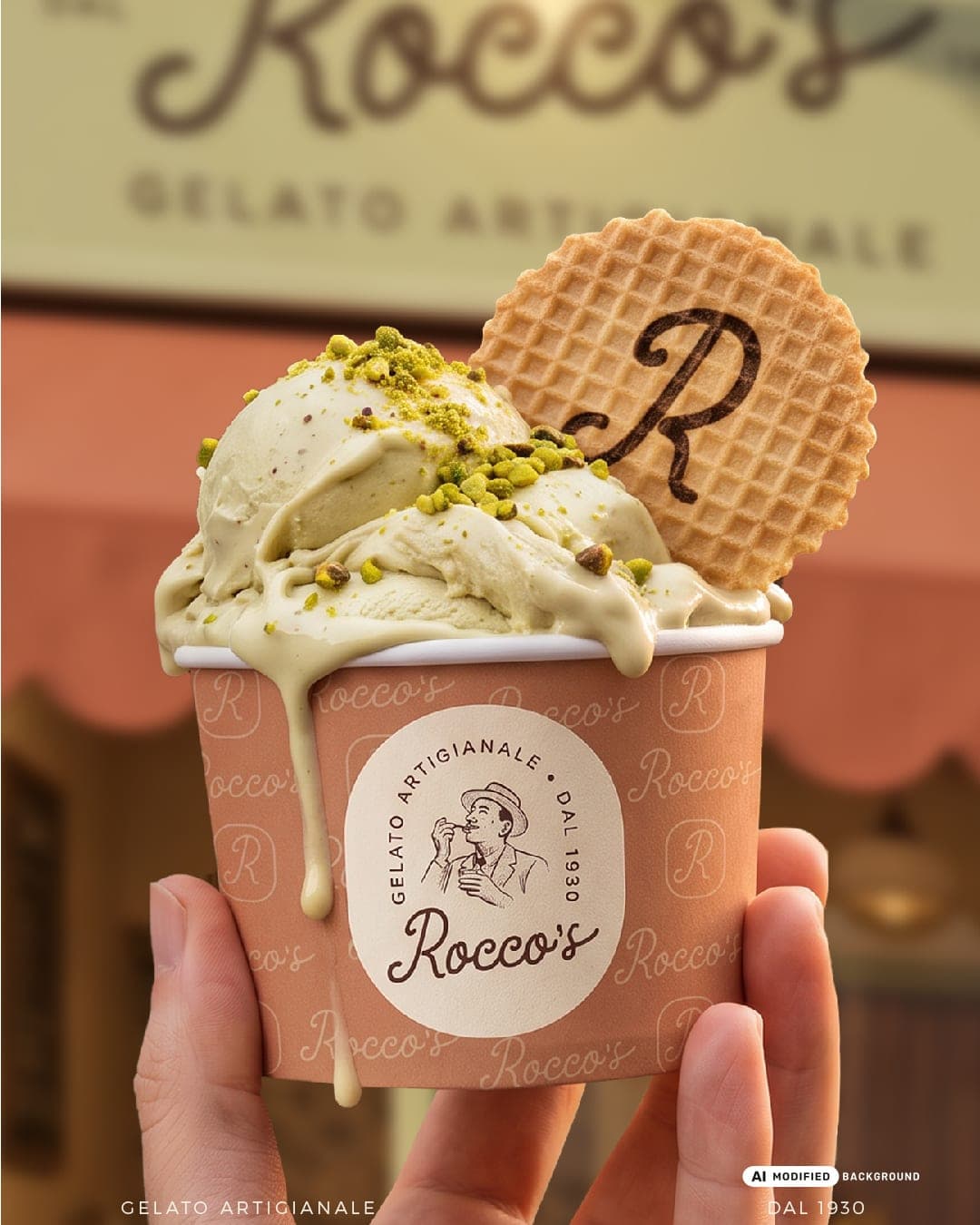 Rocco's – Food & Beverage identity by brandingwithkamelia, additional view 7 of 10, AI MODIFIED · background