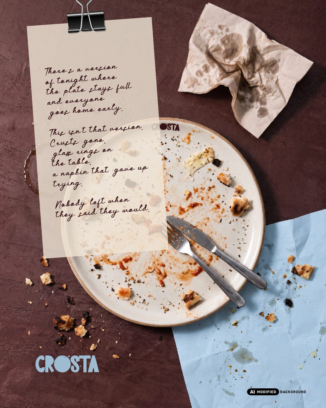 Crosta – Food & Beverage identity by brandingwithkamelia, additional view 10 of 10, AI MODIFIED · background