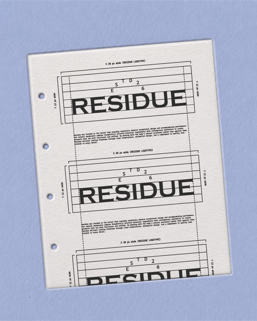 RESIDUE | Natural Deodorant Brand