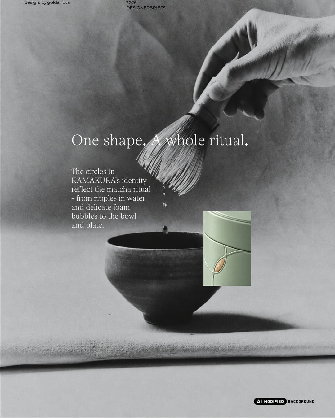 KAMAKURA - Ceremonia – Food & Beverage identity by Goldanova, additional view 2 of 10, AI MODIFIED · background