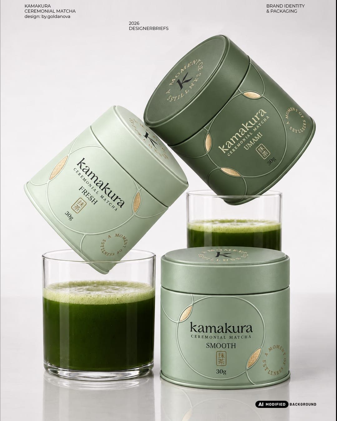 KAMAKURA - Ceremonia – Food & Beverage identity by Goldanova, additional view 6 of 10, AI MODIFIED · background