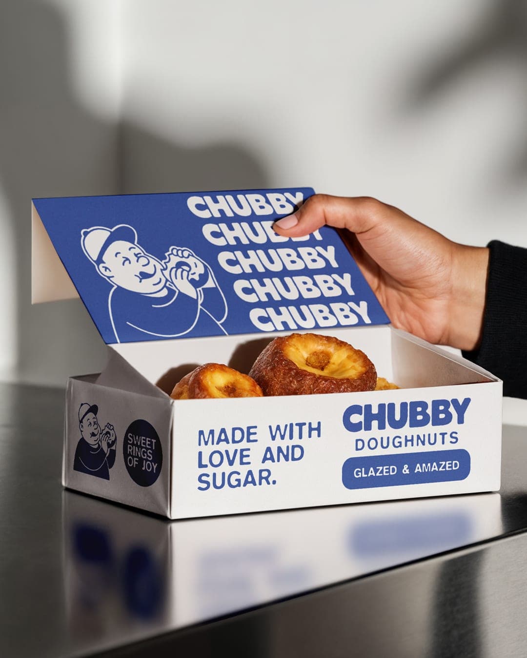 Chubby Doughnuts – Food & Beverage identity by Differentspecies, additional view 6 of 6