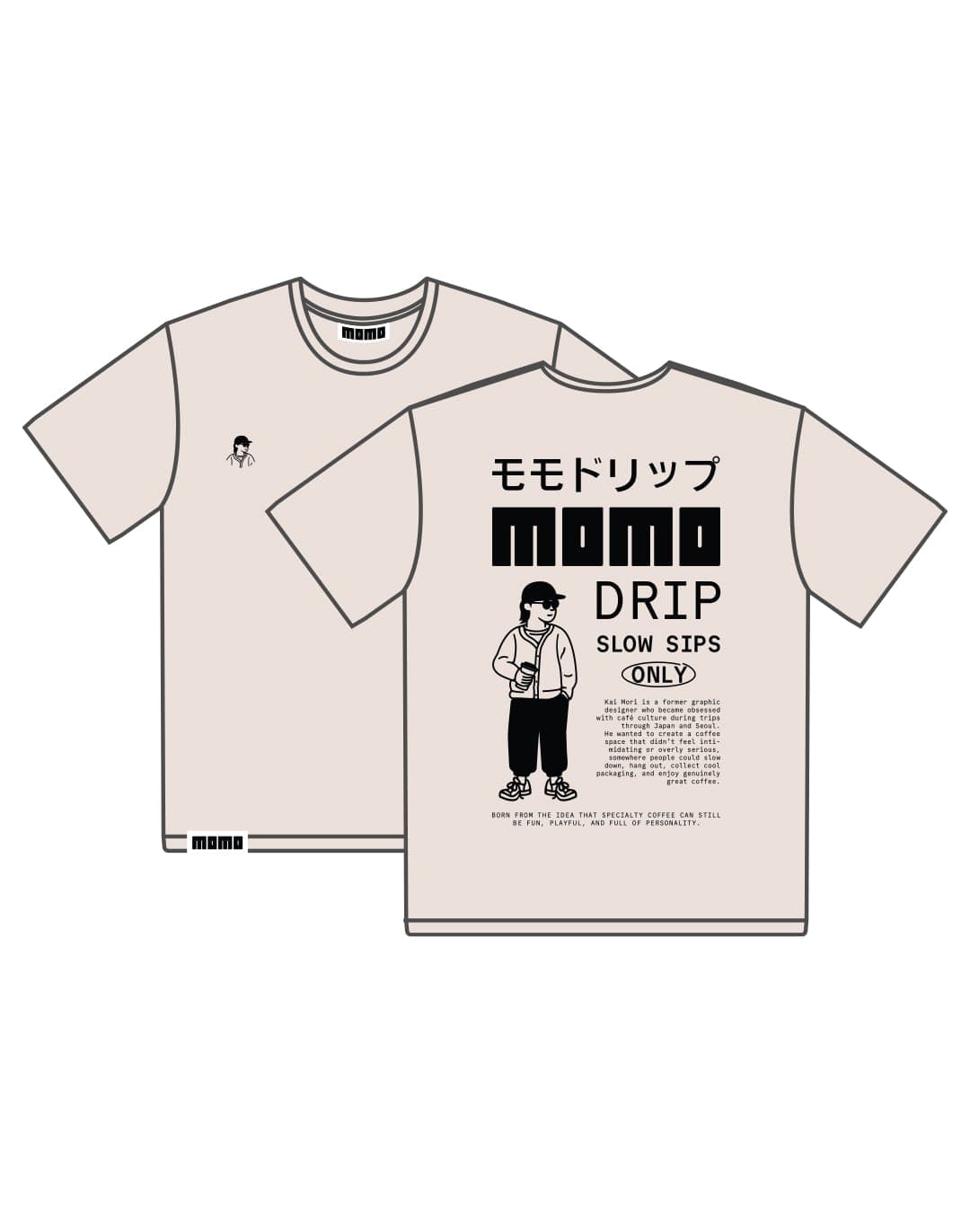 MOMO drip – Fashion & Apparel identity by Differentspecies, additional view 2 of 5