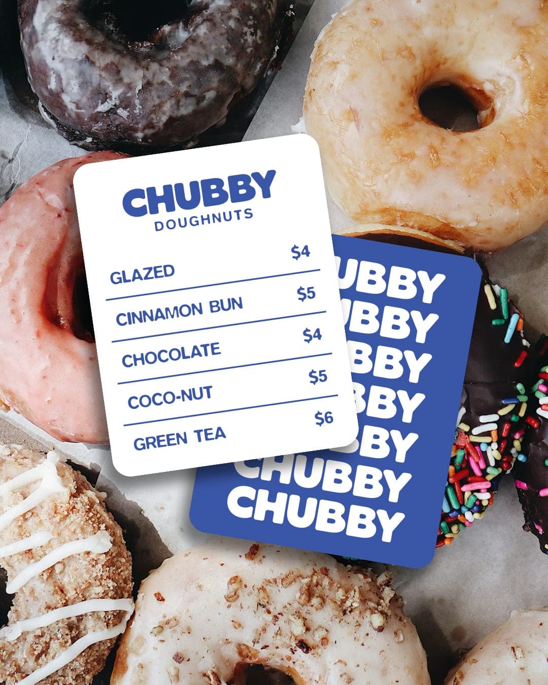 Chubby Doughnuts – Food & Beverage identity by Differentspecies, additional view 4 of 6