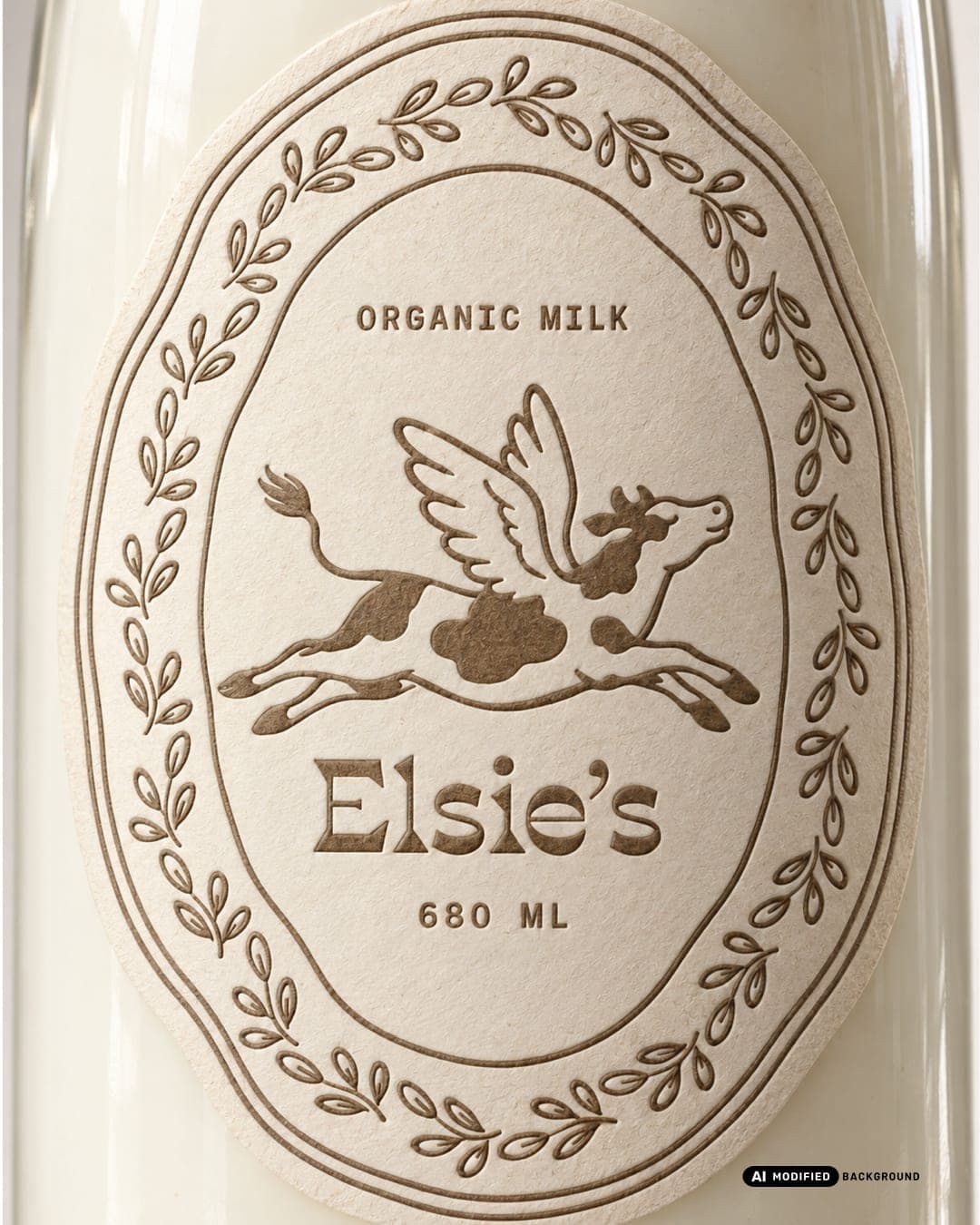 Elsie's Magic Milk – Food & Beverage identity by bloomlinestudio, additional view 2 of 10, AI MODIFIED · background