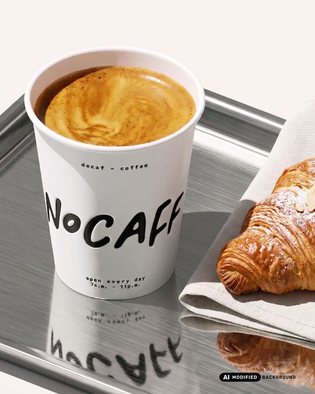 NoCaff Brand Identity Design – Food & Beverage identity by bloomlinestudio, additional view 3 of 10, AI MODIFIED · background