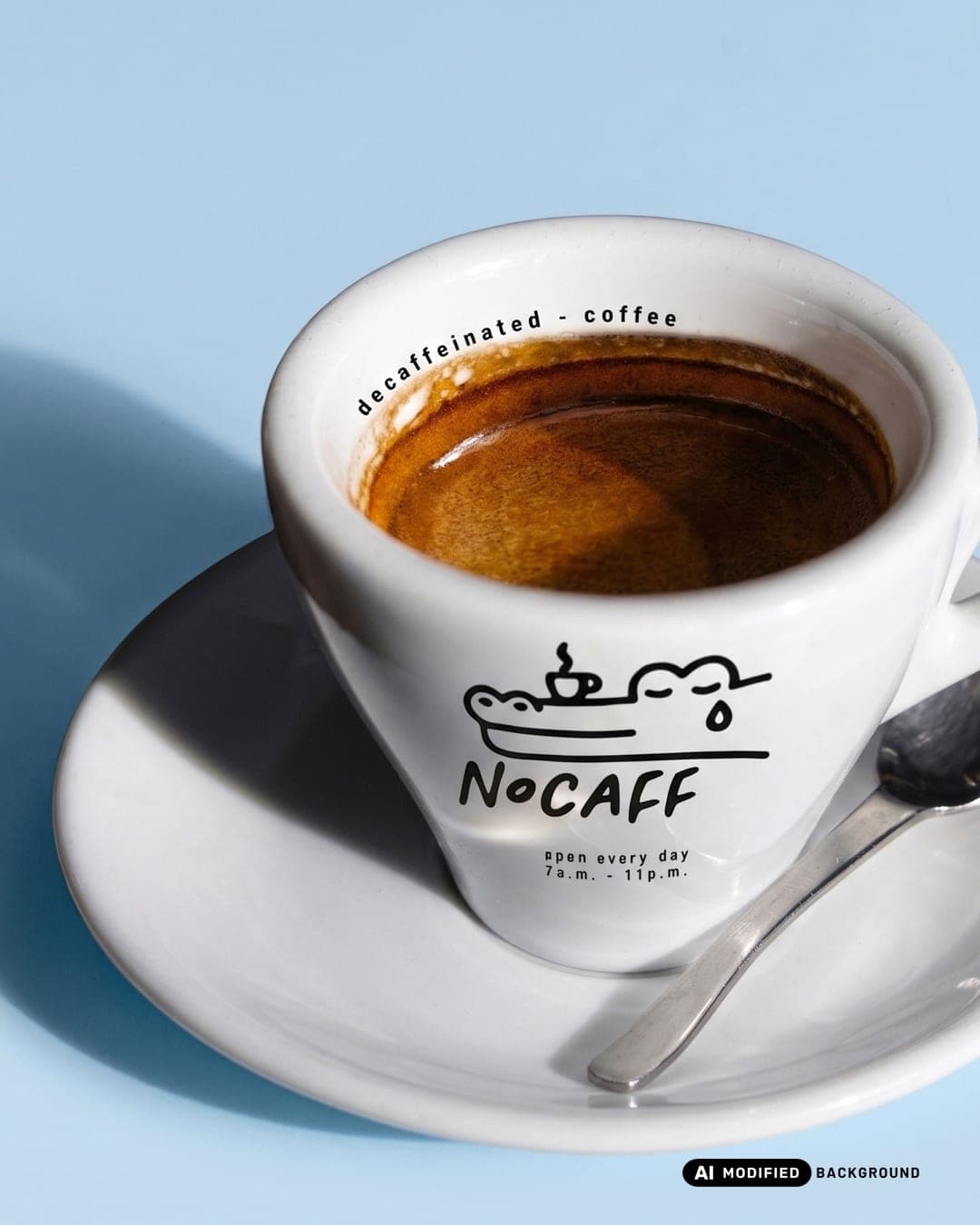 NoCaff Brand Identity Design – Food & Beverage identity by bloomlinestudio, additional view 6 of 10, AI MODIFIED · background