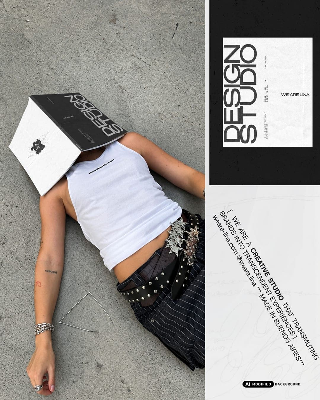 LINA Studio – Agency & Studio identity by LINA STUDIO, additional view 6 of 6, AI MODIFIED · background