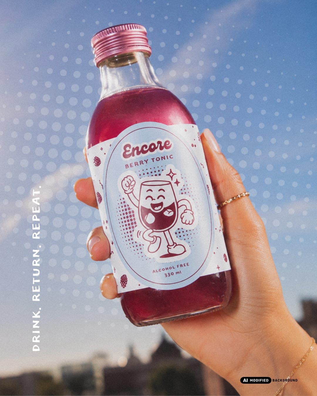 Encore – Food & Beverage identity by eliisign, additional view 6 of 9, AI MODIFIED · background