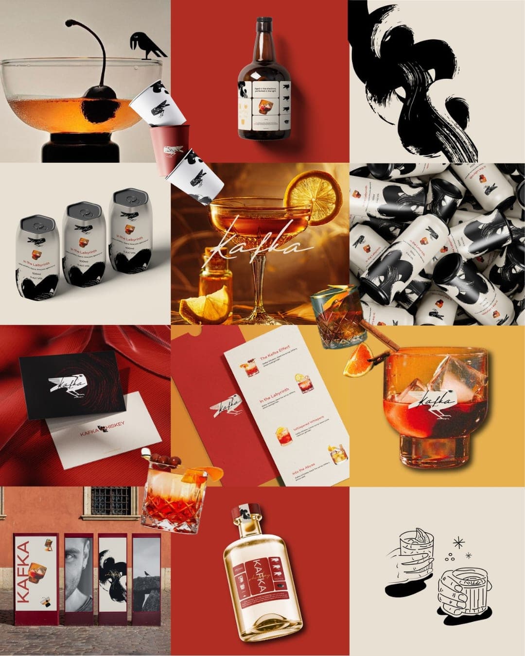 KAFKA- Whiskey Brand – Food & Beverage identity by Nuvio Studio, additional view 6 of 7