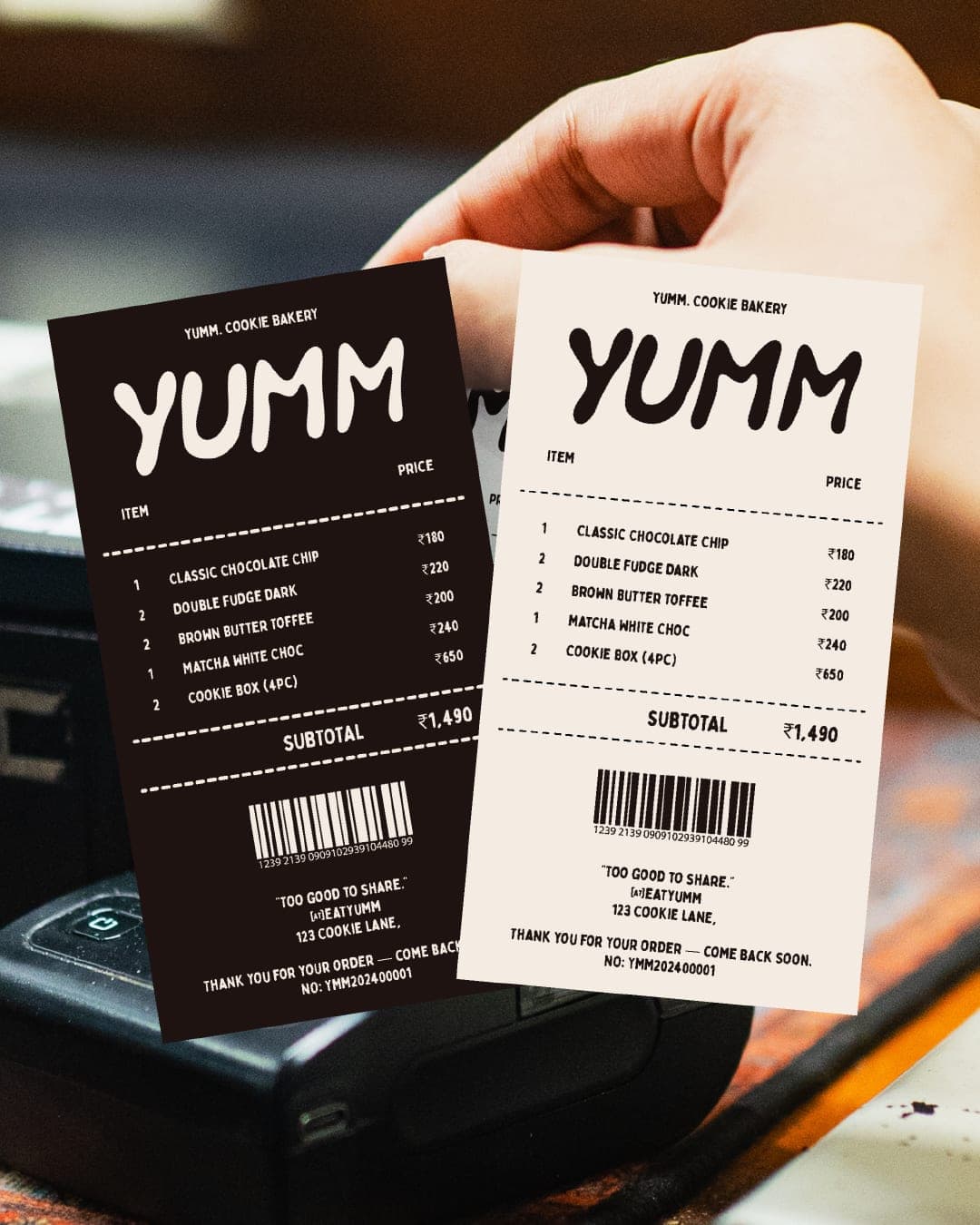YUMM Gourmet Cookies – Food & Beverage identity by Arpita, additional view 7 of 10