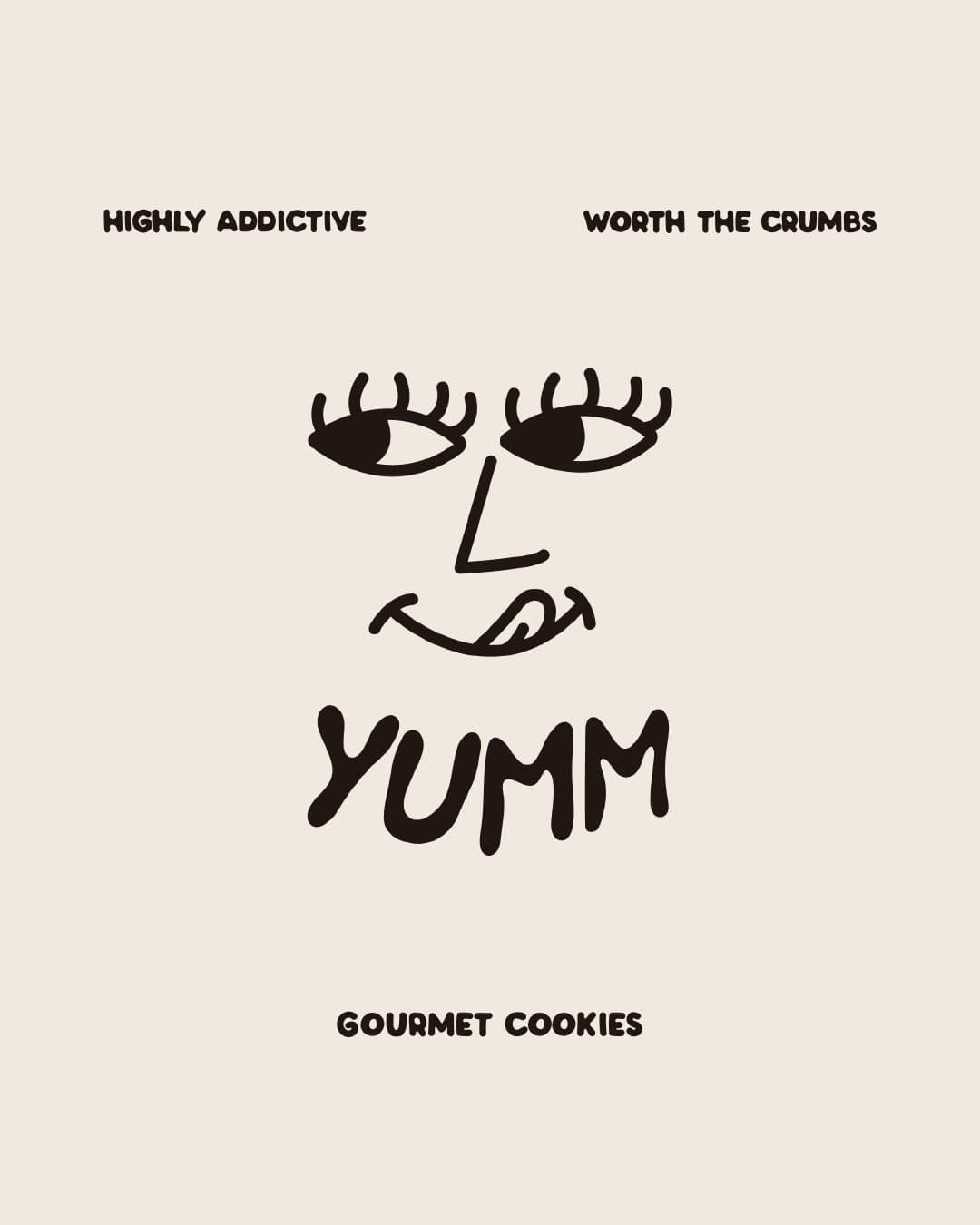 YUMM Gourmet Cookies – Food & Beverage identity by Arpita, additional view 3 of 10