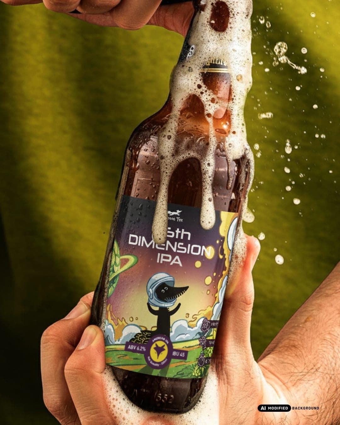Flying Fox Beer – Food & Beverage identity by Archi Jain, additional view 10 of 10, AI MODIFIED · background