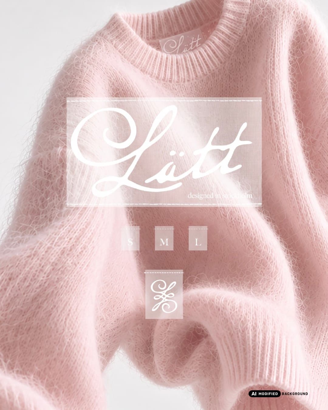 Lätt – Fashion & Apparel identity by artworkbysofia, additional view 5 of 8, AI MODIFIED · background