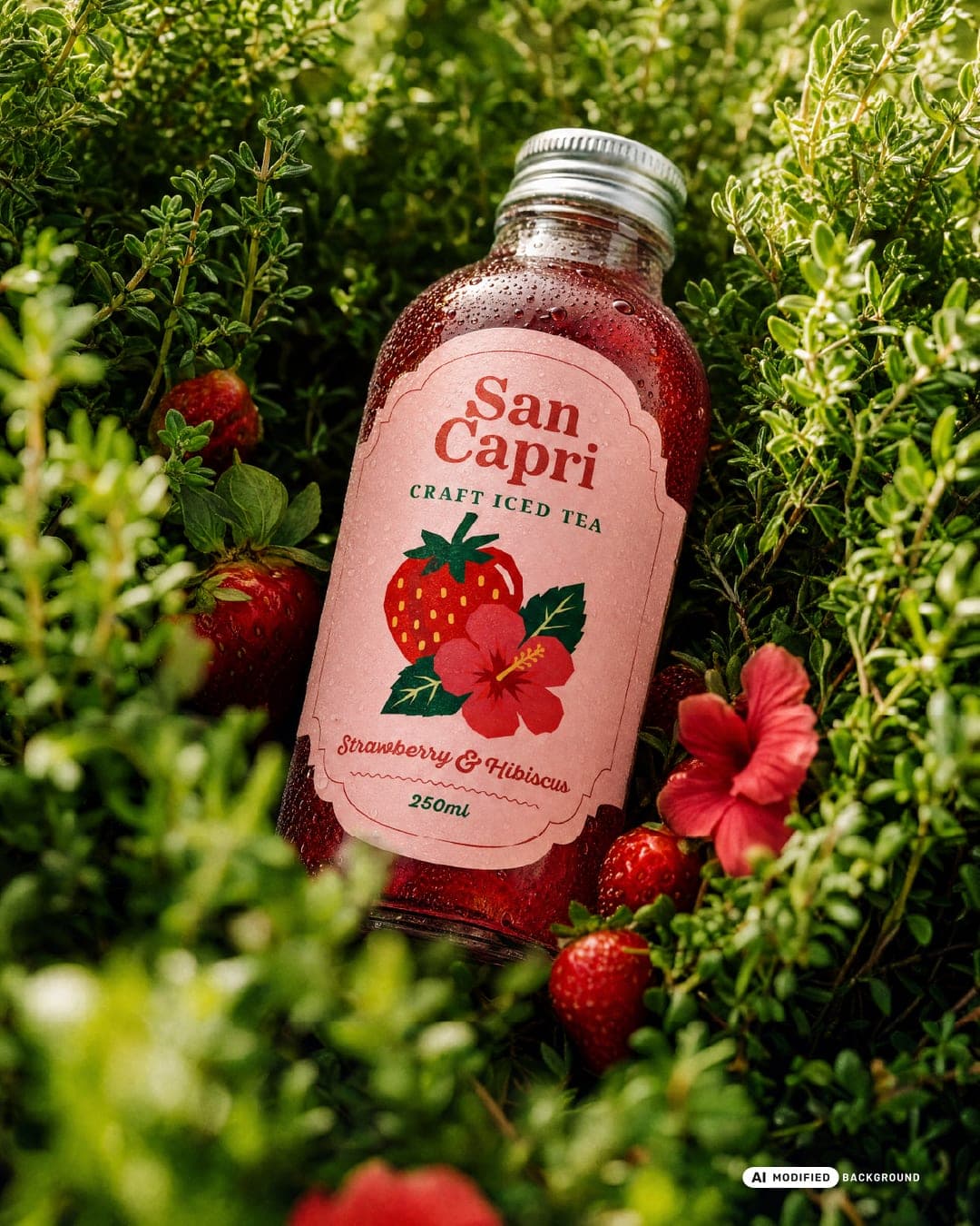 San Capri – Food & Beverage identity by Husain Studio, additional view 3 of 9, AI MODIFIED · background