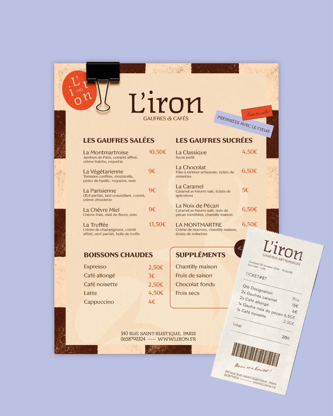 L'IRON – Food & Beverage identity by Omino.studio, additional view 2 of 10