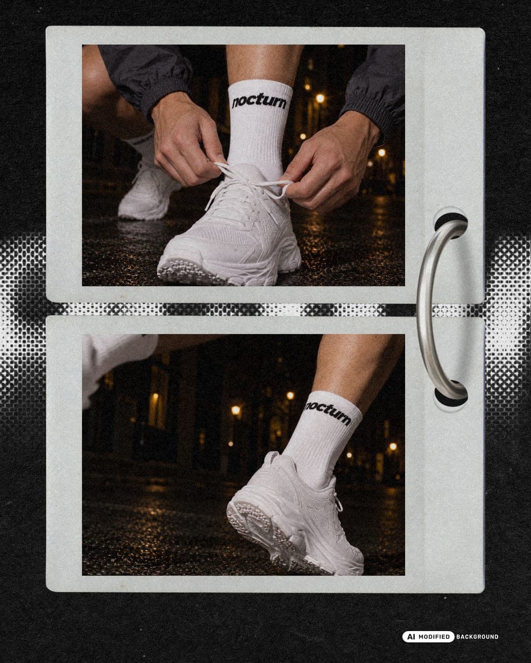 Nocturn – Sport & Outdoor identity by Erandy Elias, AI MODIFIED · background