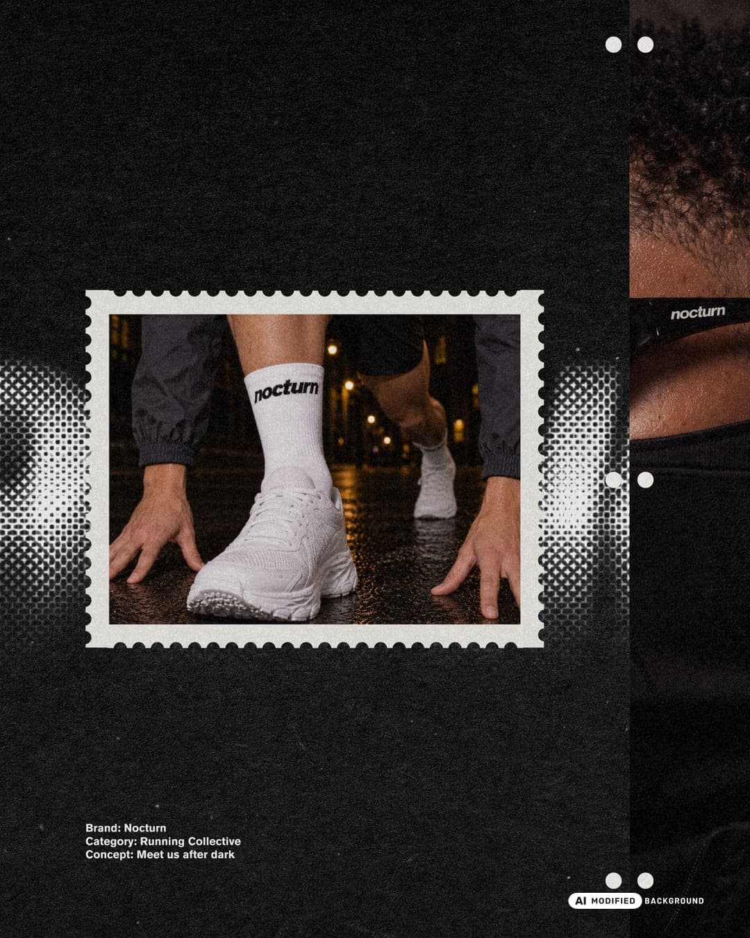 Nocturn – Sport & Outdoor identity by Erandy Elias, additional view 2 of 10, AI MODIFIED · background