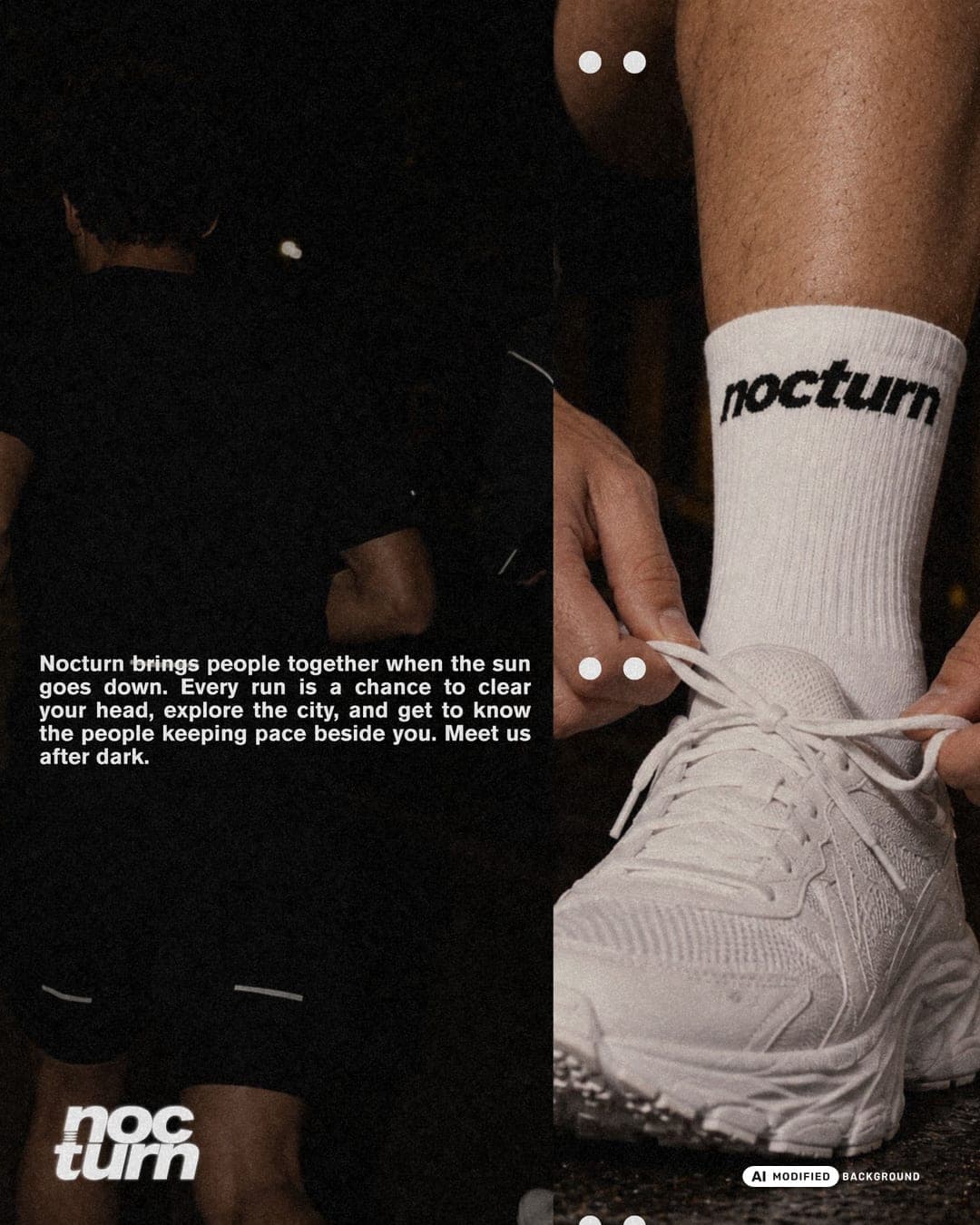 Nocturn – Sport & Outdoor identity by Erandy Elias, additional view 9 of 10, AI MODIFIED · background