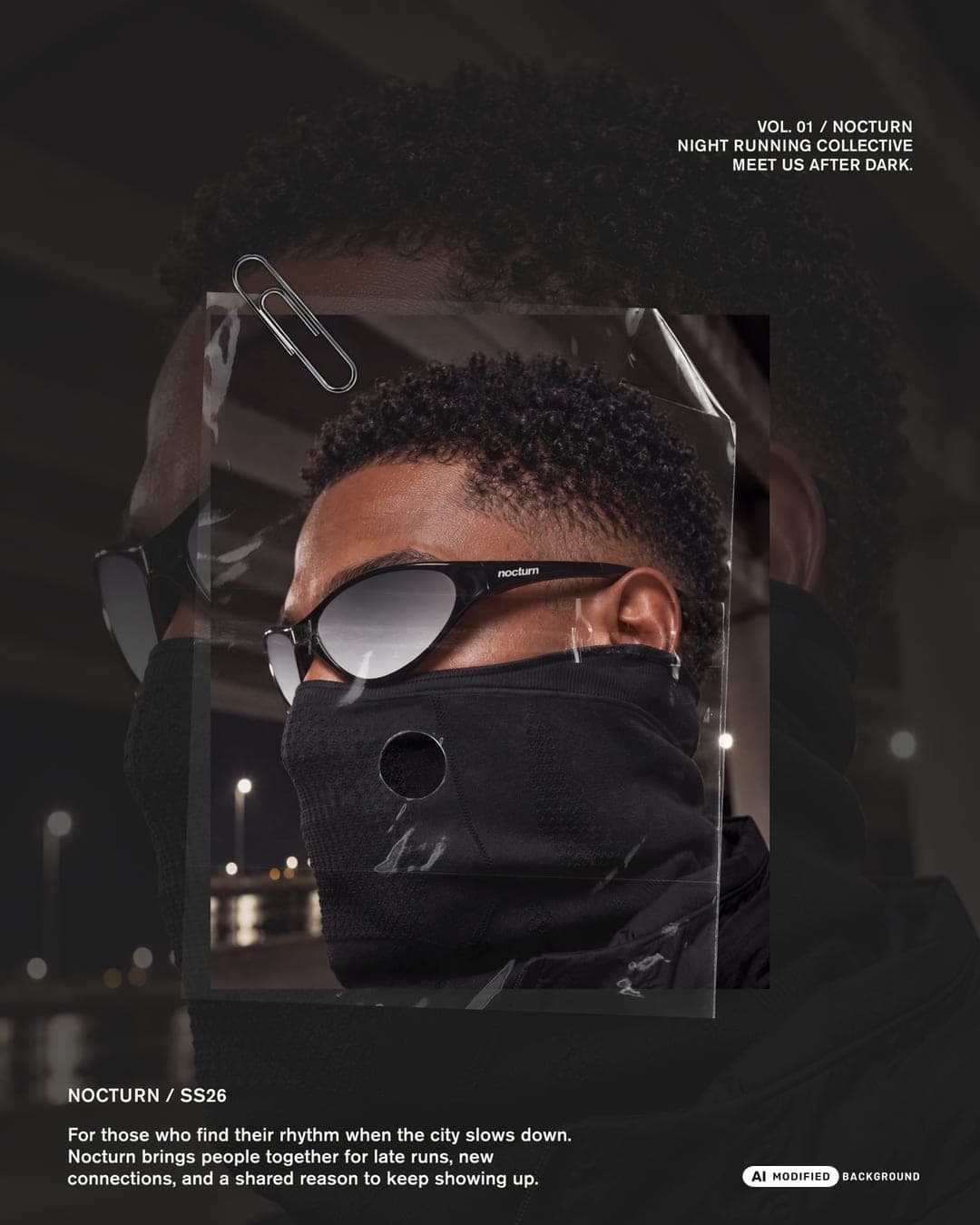 Nocturn – Sport & Outdoor identity by Erandy Elias, additional view 10 of 10, AI MODIFIED · background