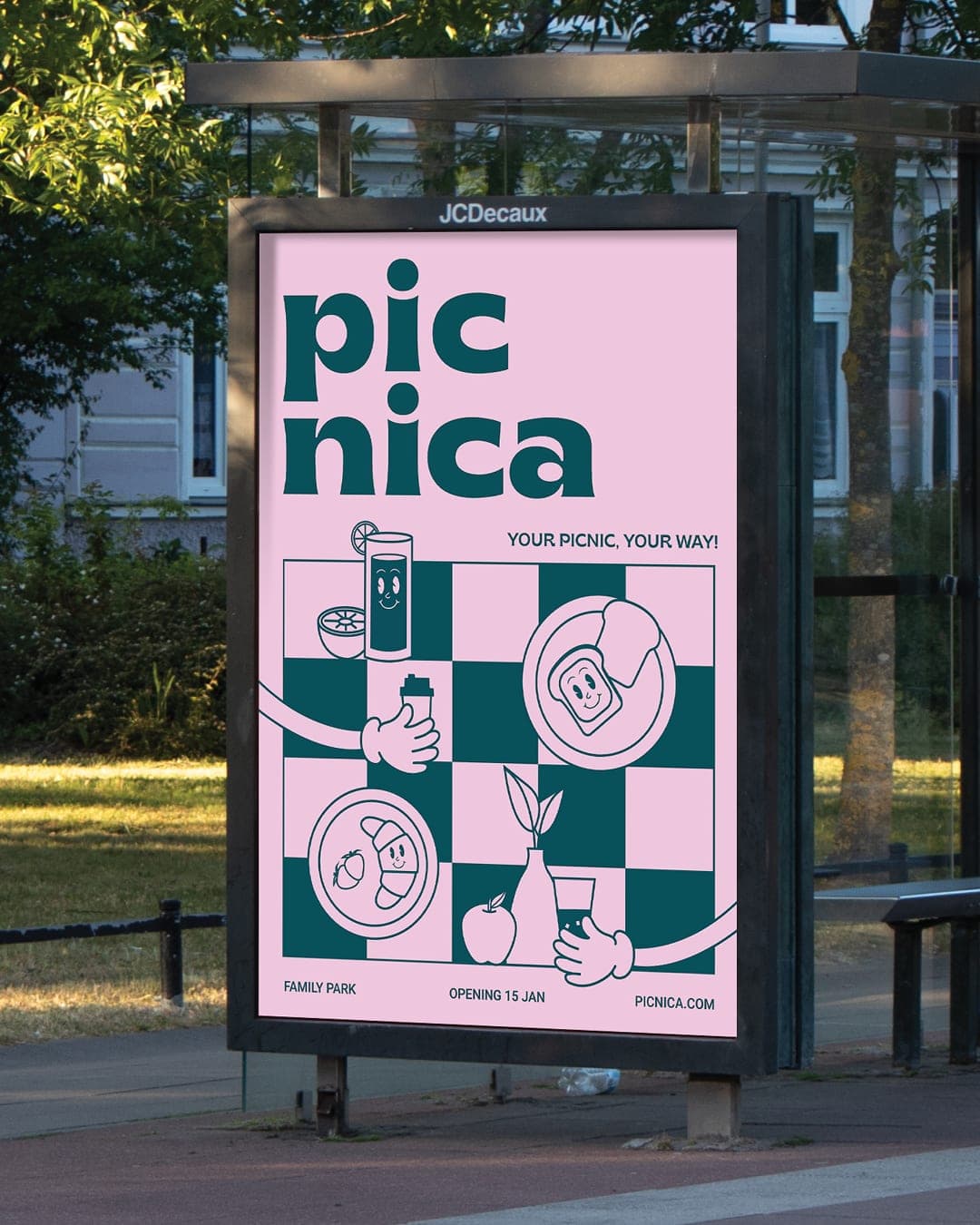 Picnica – Food & Beverage identity by nadeen eldelaa, additional view 3 of 10