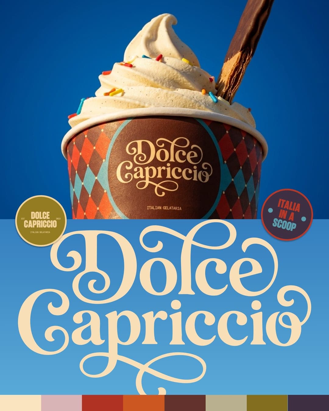 Dolce Capriccio – Food & Beverage identity by WITHAZKIYA, additional view 7 of 9