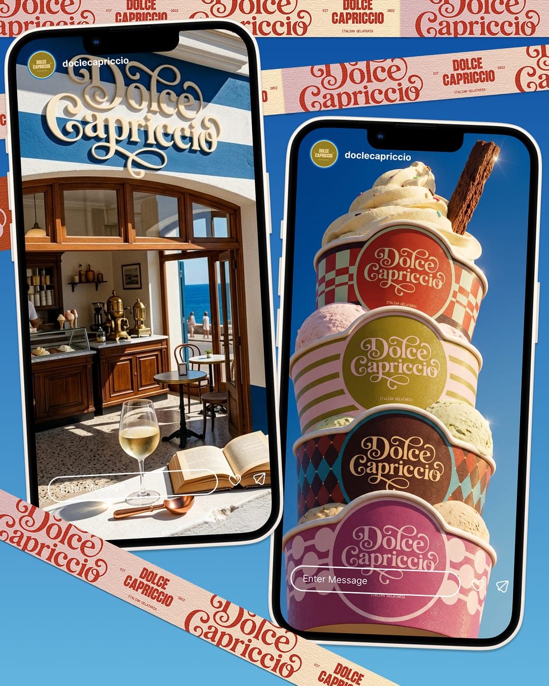 Dolce Capriccio – Food & Beverage identity by WITHAZKIYA, additional view 6 of 9