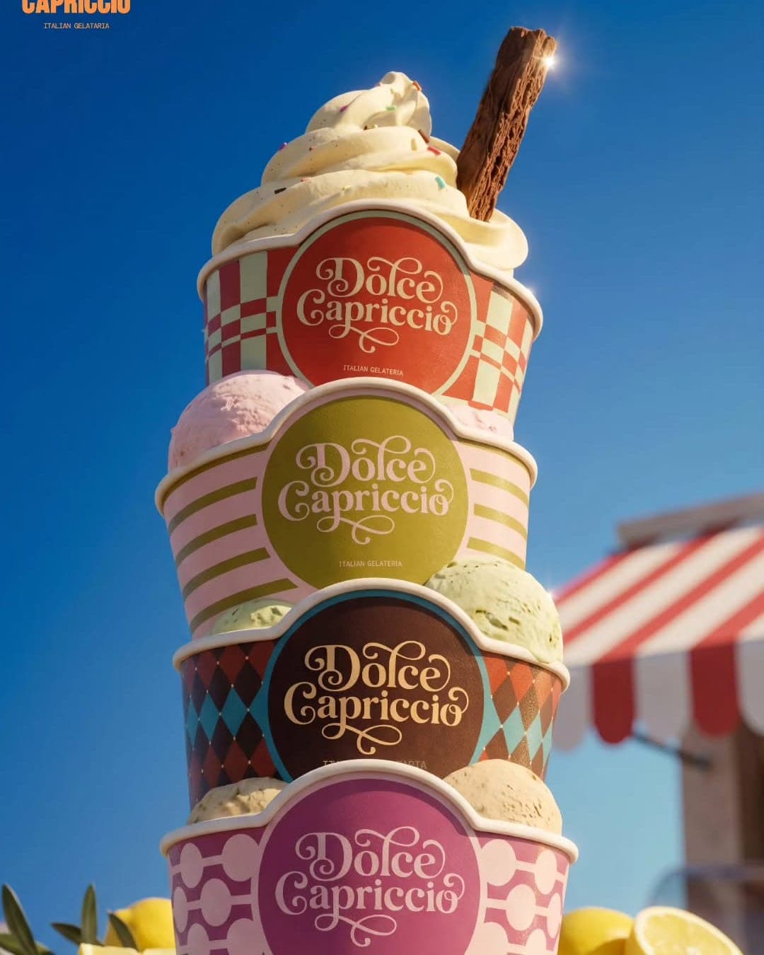 Dolce Capriccio – Food & Beverage identity by WITHAZKIYA, additional view 2 of 9