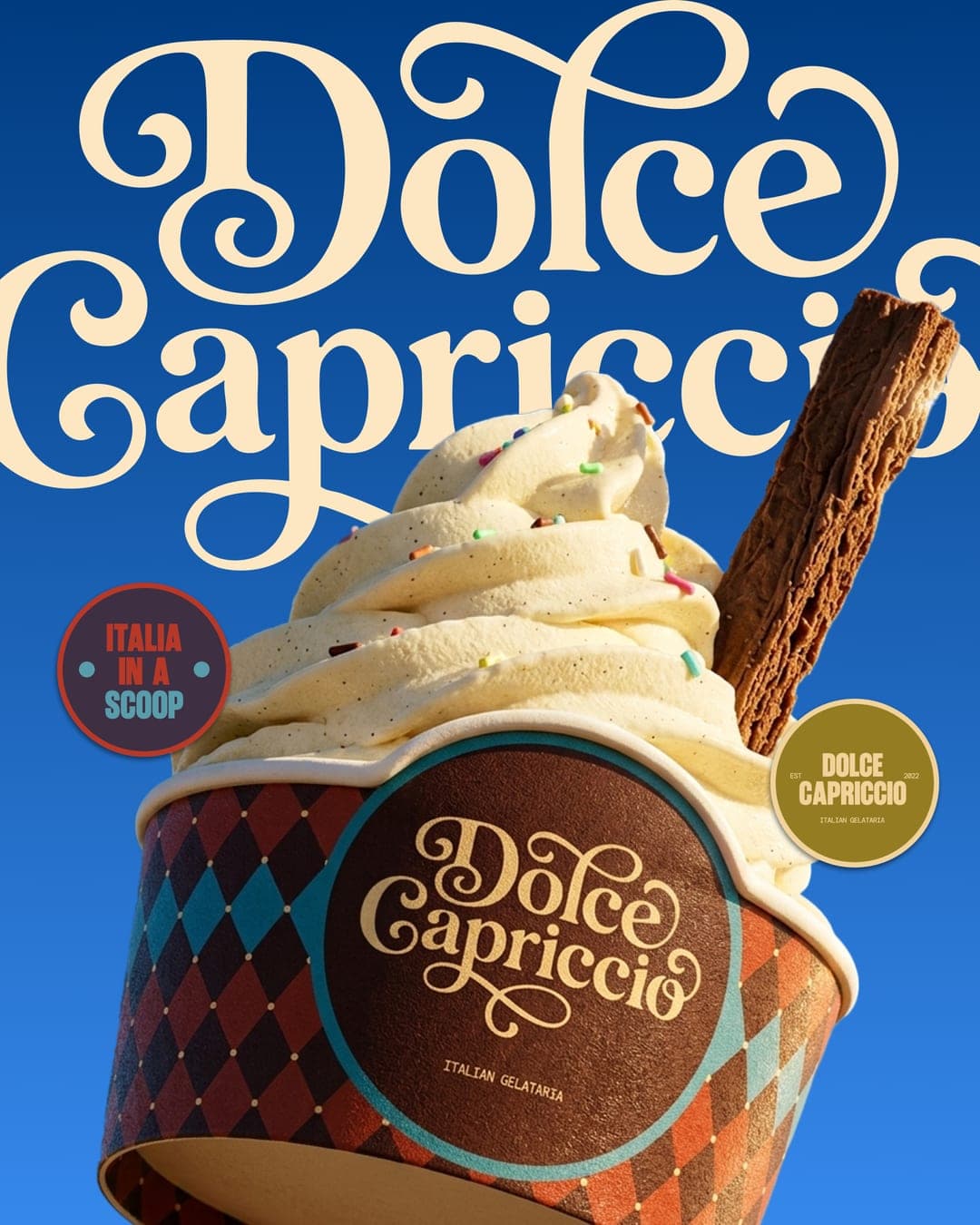 Dolce Capriccio – Food & Beverage identity by WITHAZKIYA, additional view 5 of 9