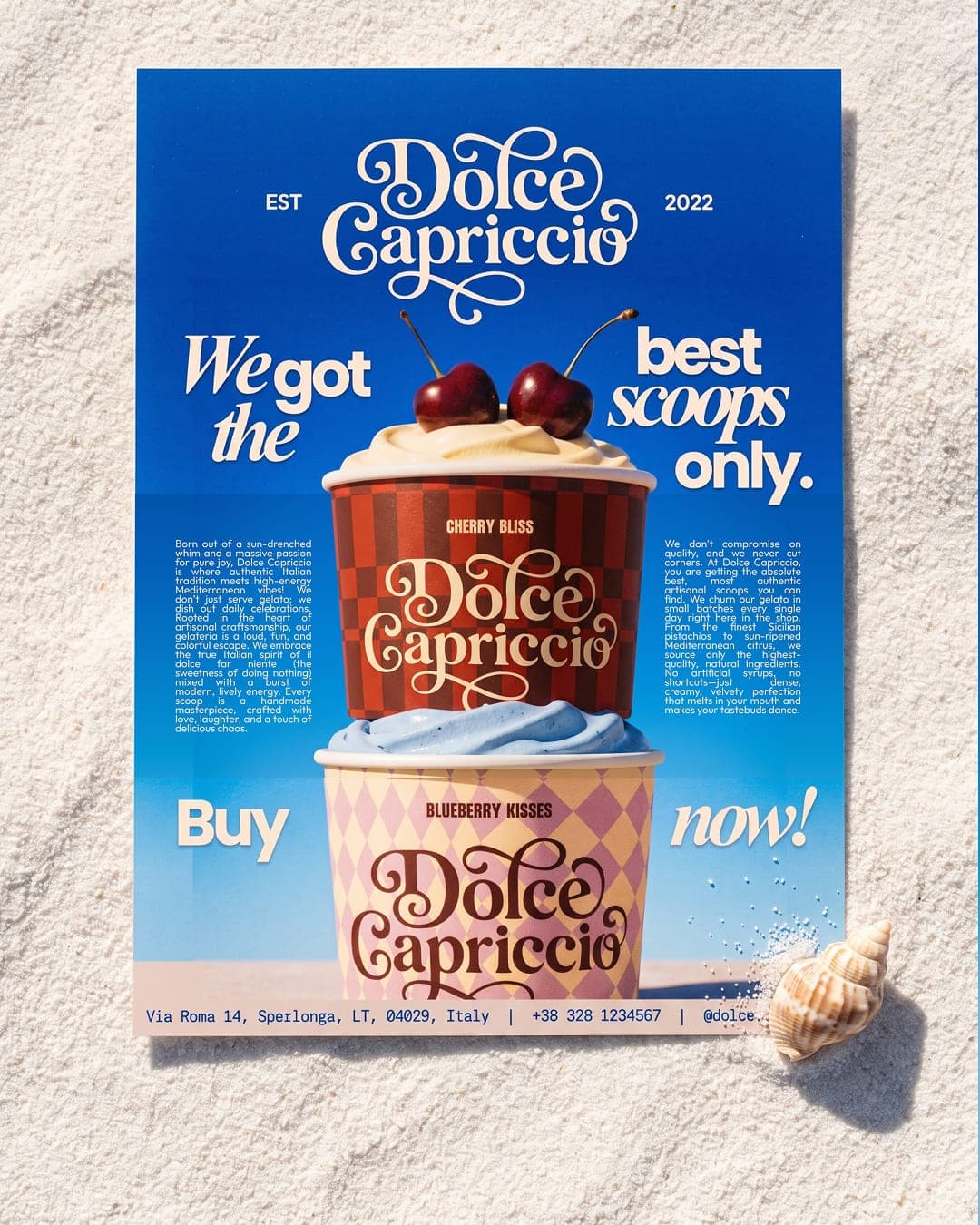 Dolce Capriccio – Food & Beverage identity by WITHAZKIYA, additional view 9 of 9