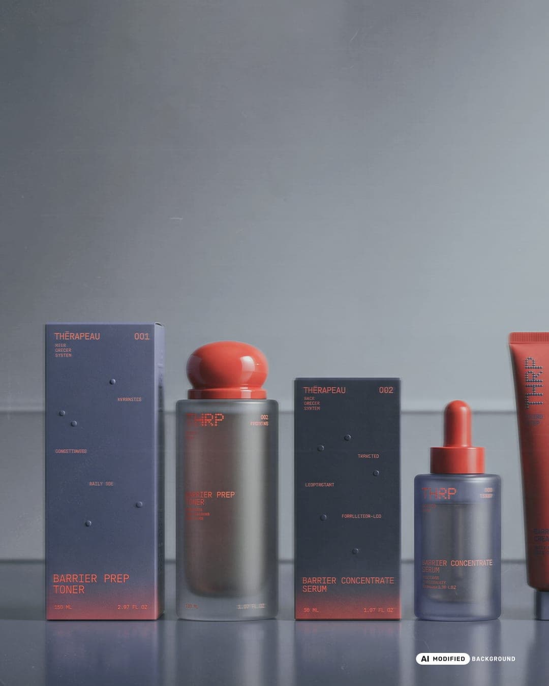 Thèrapeau – Beauty & Personal Care identity by nazy.studio, additional view 7 of 7, AI MODIFIED · background