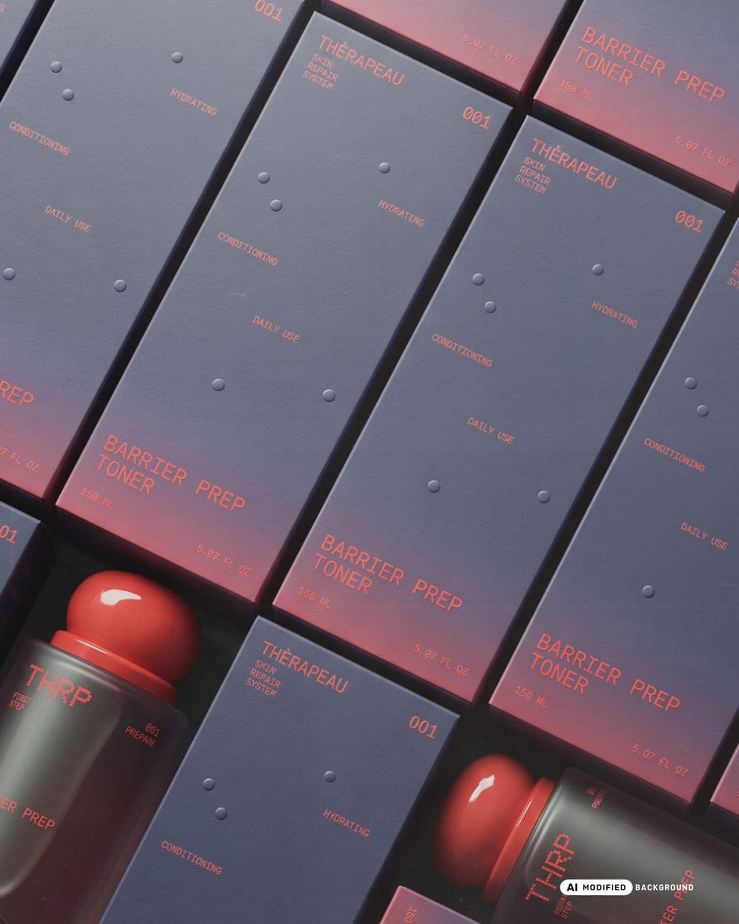 Thèrapeau – Beauty & Personal Care identity by nazy.studio, AI MODIFIED · background