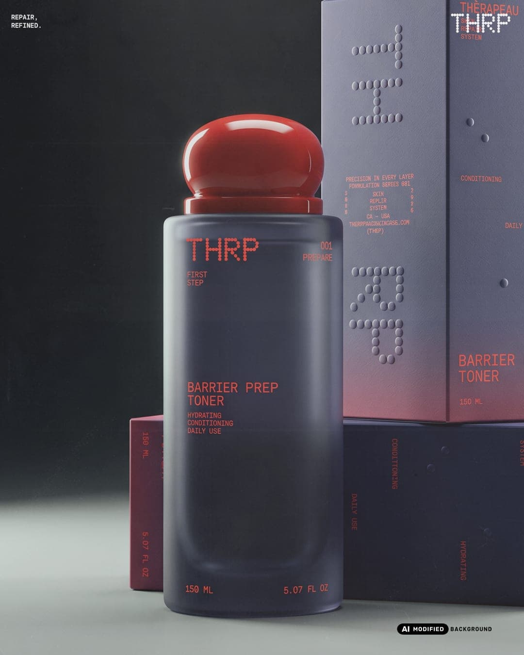 Thèrapeau – Beauty & Personal Care identity by nazy.studio, additional view 4 of 7, AI MODIFIED · background