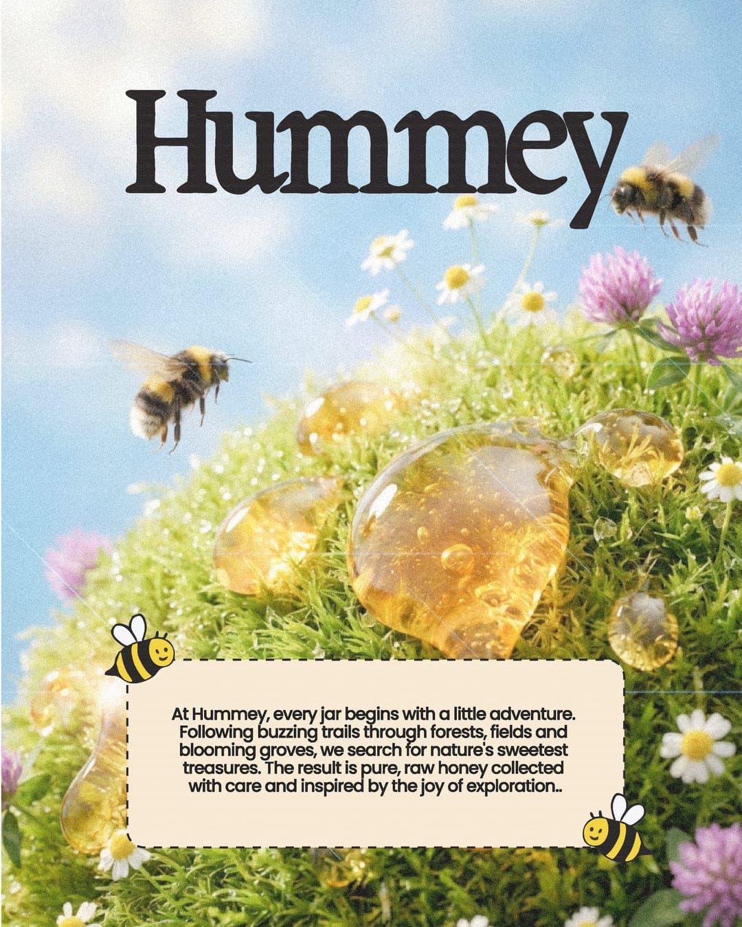 Hummey - honey brand – Food & Beverage identity by Arshmah Designs, additional view 2 of 8