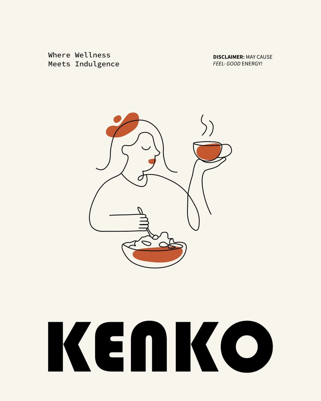 Kenko Wellness Bar – Food & Beverage identity by Kritika