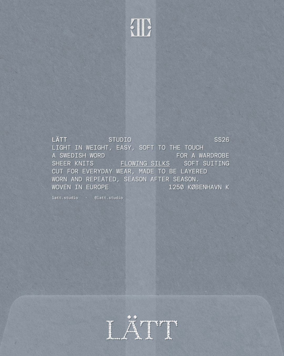 Lätt – Fashion & Apparel identity by Studio Noun, additional view 5 of 10