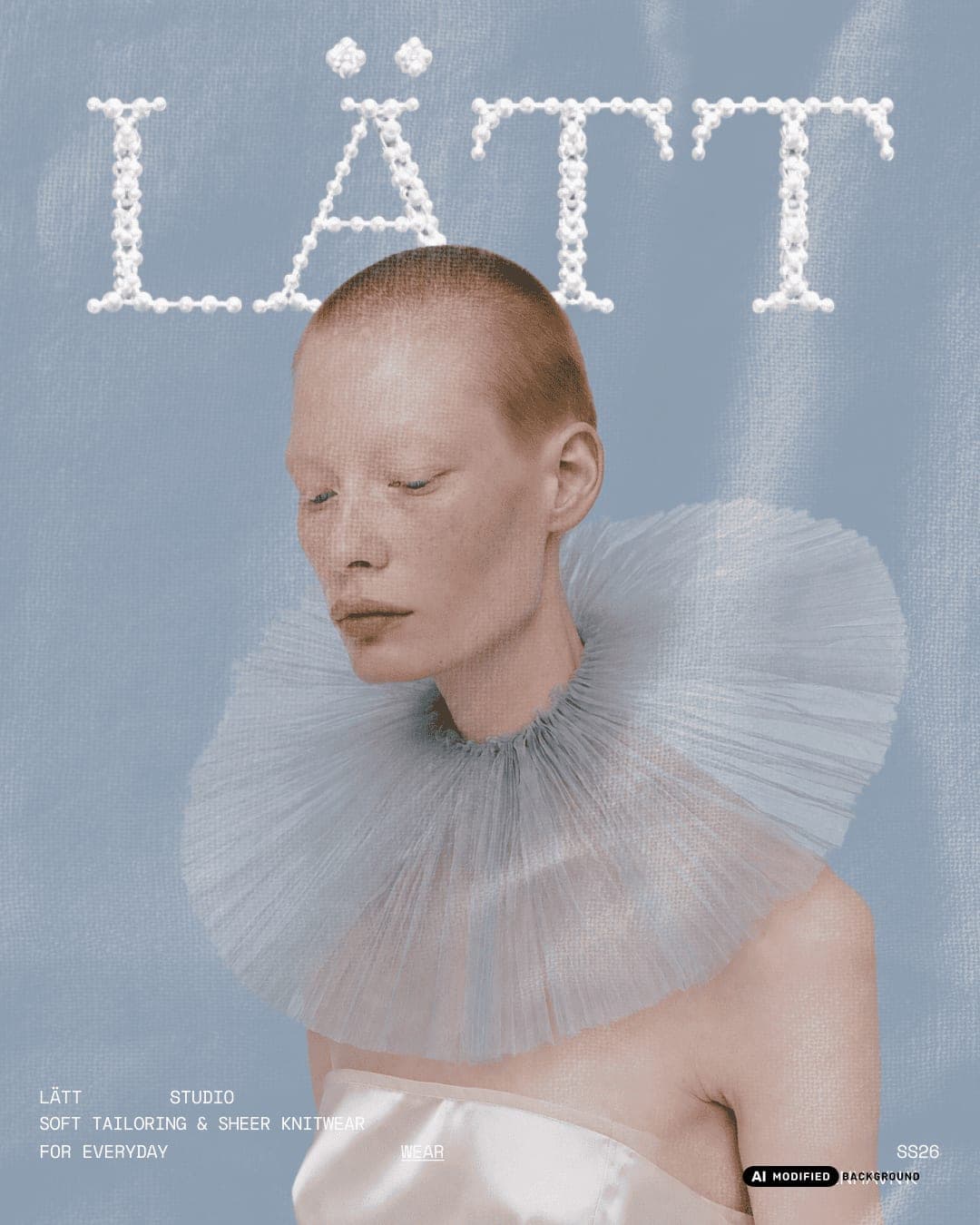 Lätt – Fashion & Apparel identity by Studio Noun, AI MODIFIED · background