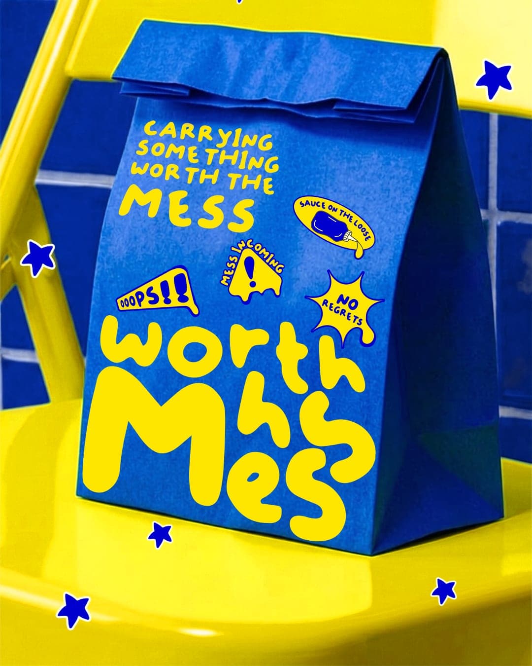 WORTH THE MESS – Food & Beverage identity by Tawakkul Tales