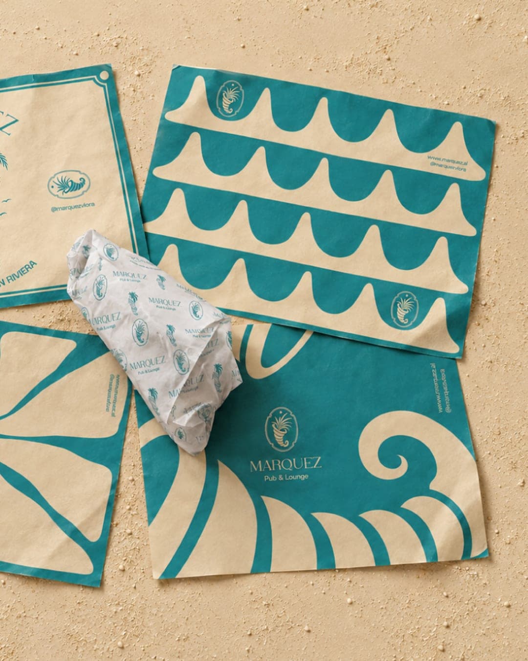 MARQUEZE (Pub & Loun – Food & Beverage identity by Agi Haxhimurati, additional view 8 of 10