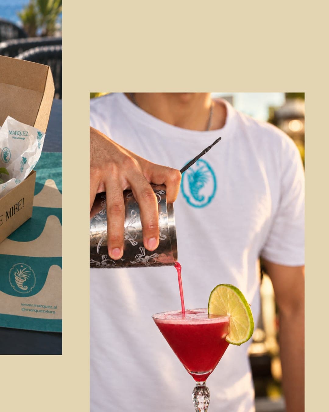 MARQUEZE (Pub & Loun – Food & Beverage identity by Agi Haxhimurati, additional view 7 of 10