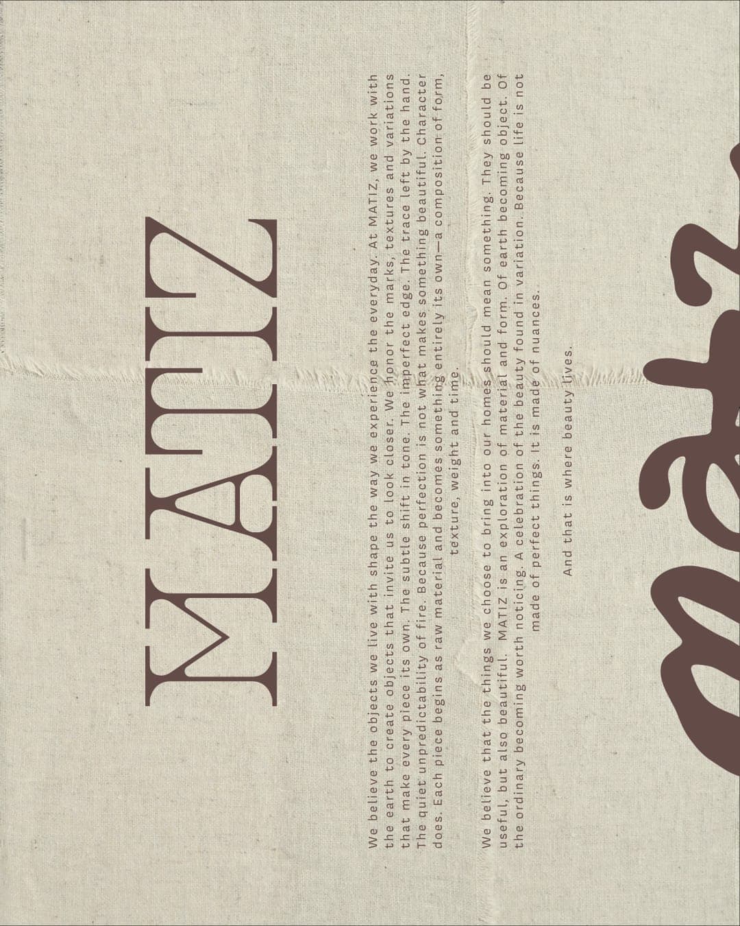 Matiz – Home & Living identity by Atheria Studio, additional view 7 of 10