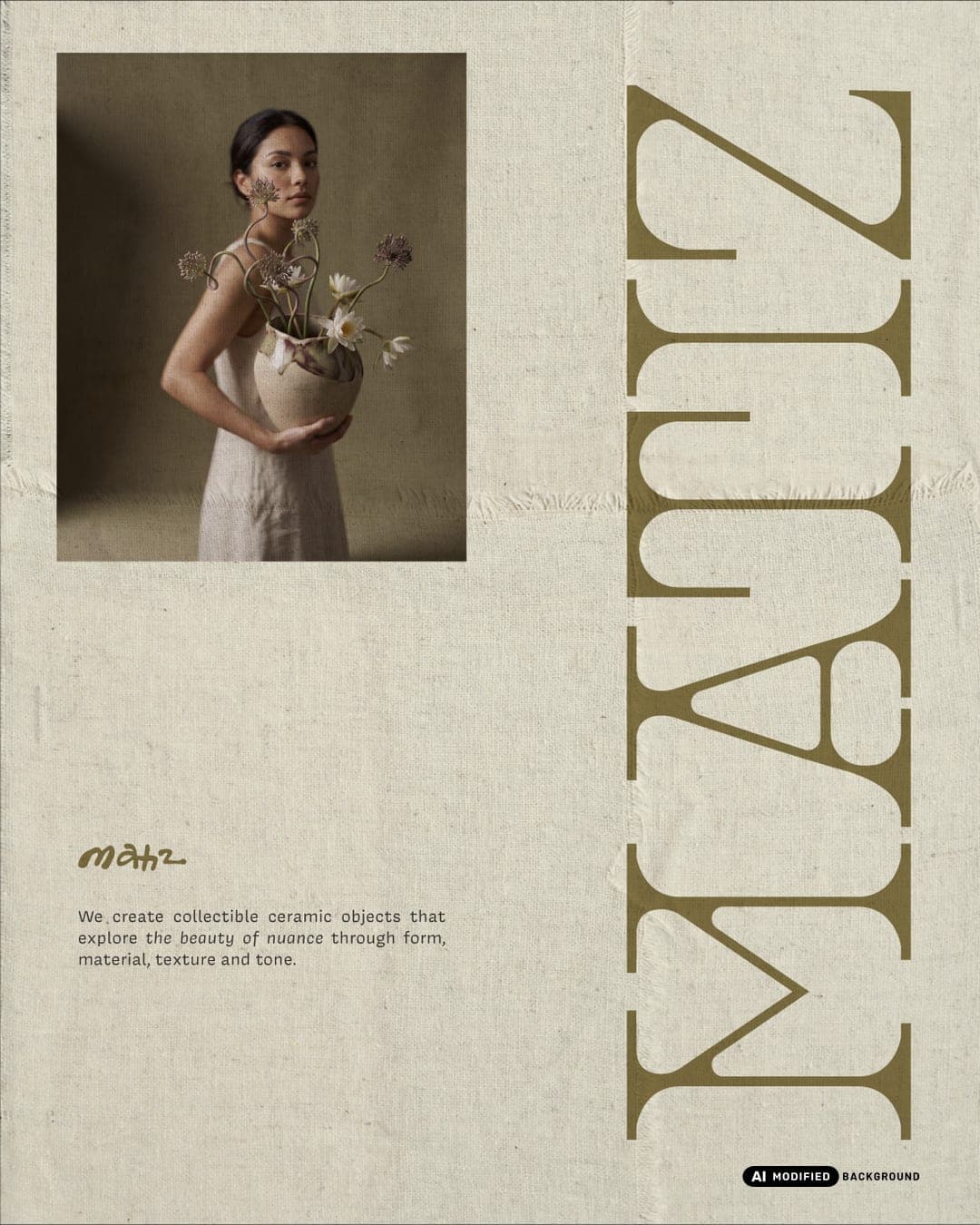 Matiz – Home & Living identity by Atheria Studio, additional view 10 of 10, AI MODIFIED · background