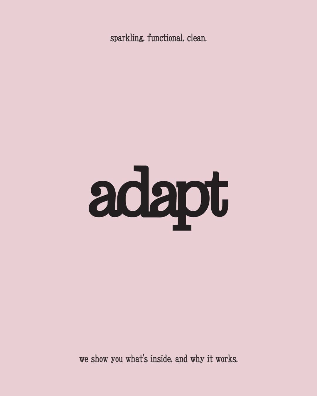 adapt – Food & Beverage identity by ccc