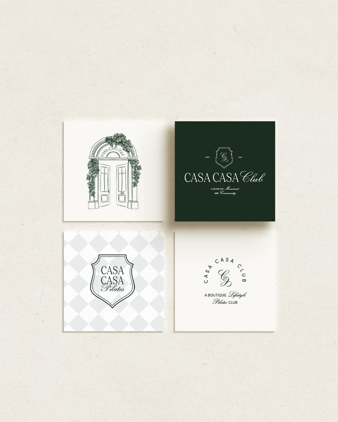 Casa Casa Club – Health & Wellness identity by Ultramarine Design Studio, additional view 4 of 10